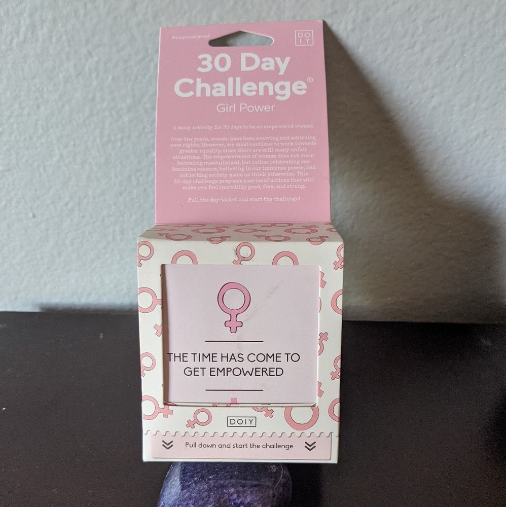 DOIY Girl Power 30 Day Challenge Paper Game